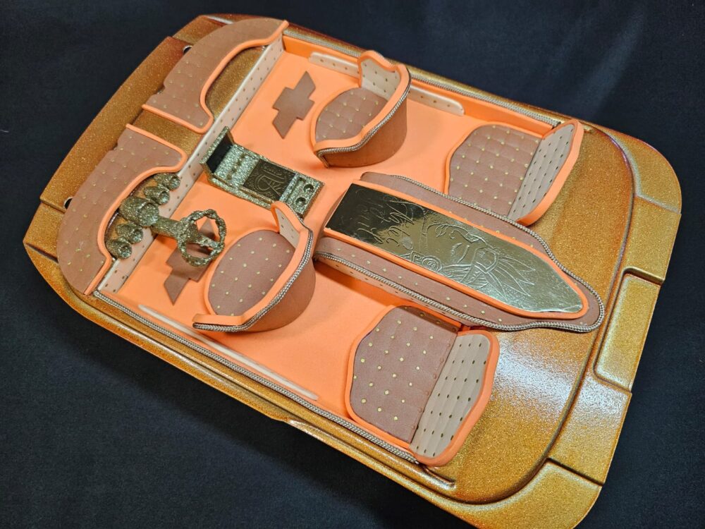 gold and peach 59 Impala