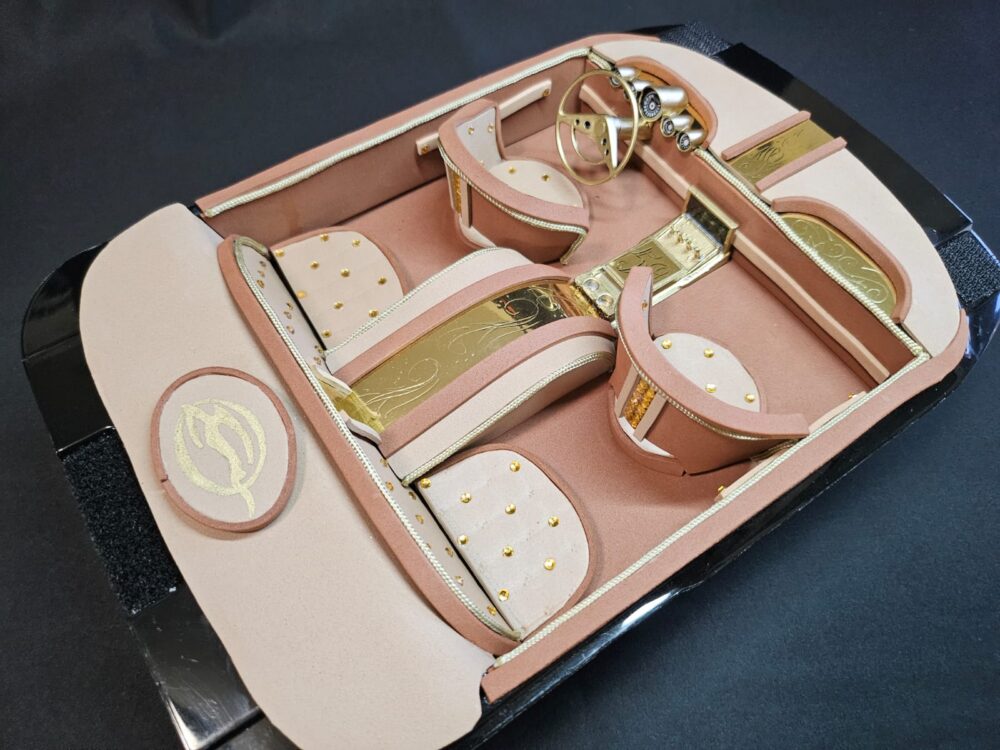 Elite Gold Custom Lowrider Interior – Show Edition