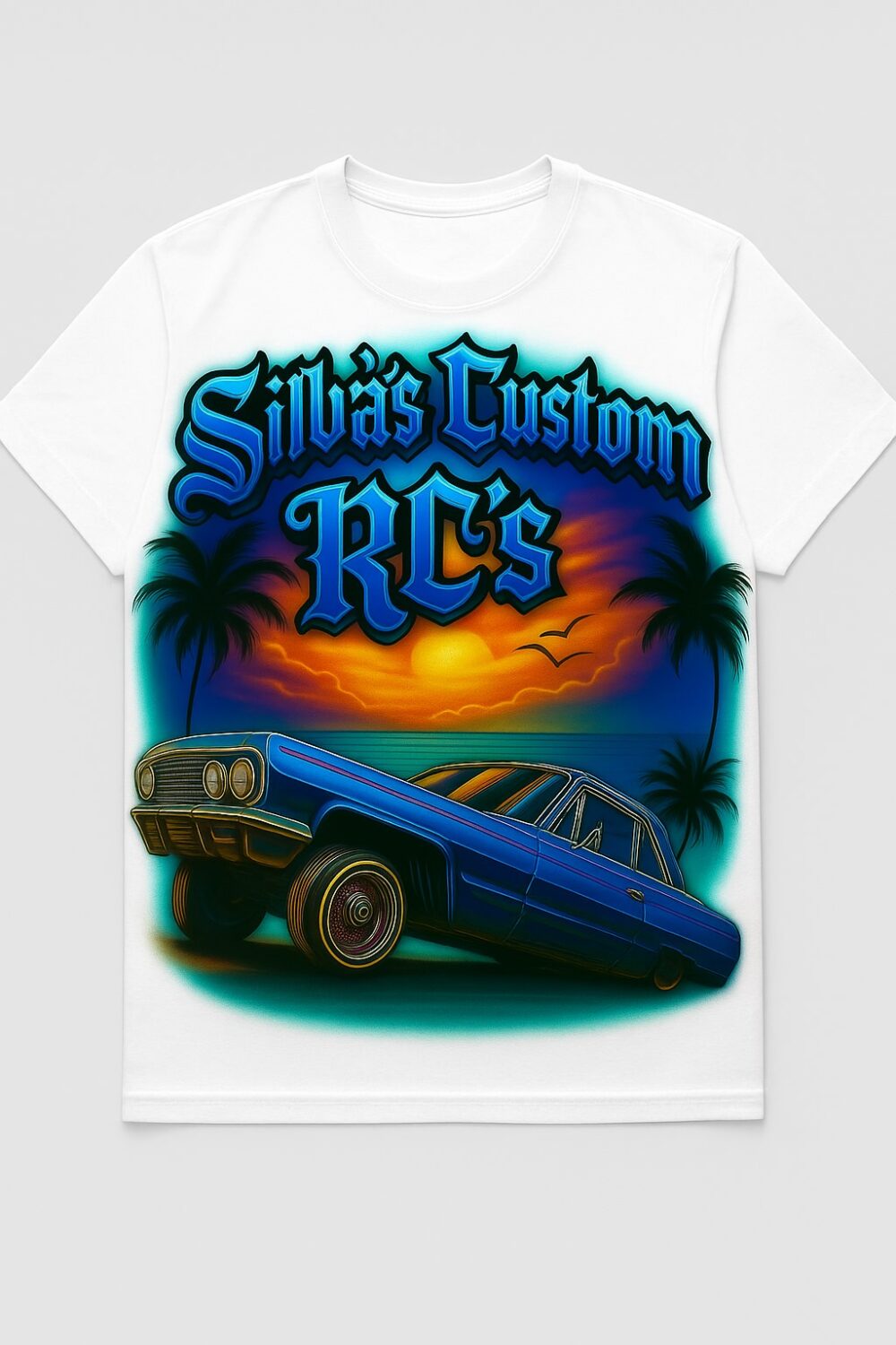 Silva’s Custom RC’s Sunset Lowrider Tee